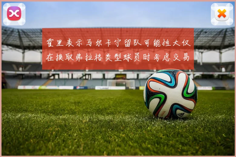 霍里表示马尔卡宁留队可能性大仅在换取弗拉格类型球员时考虑交易